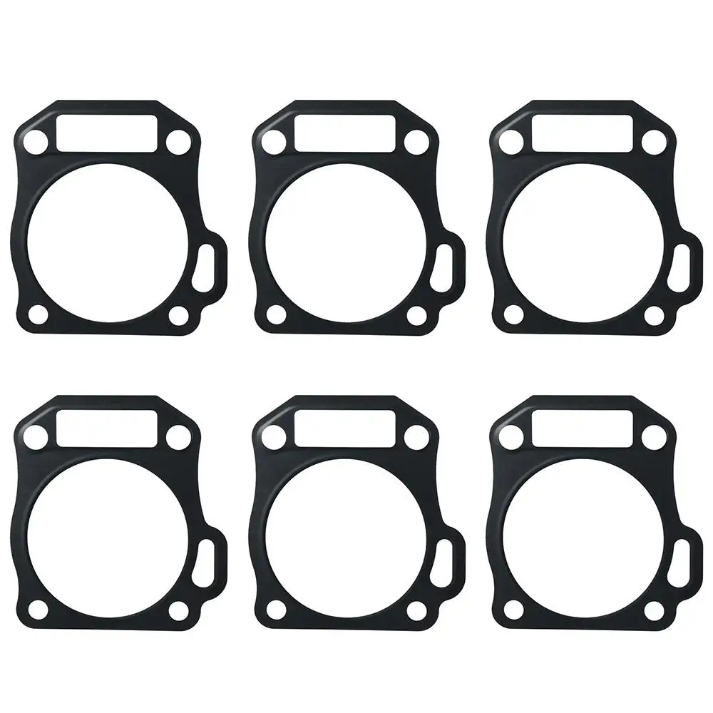 6 pcs Metal High Compression Performance Middle circular ：2.75inch in diameter Black Thick Head Gasket Cylinder Head Gasket