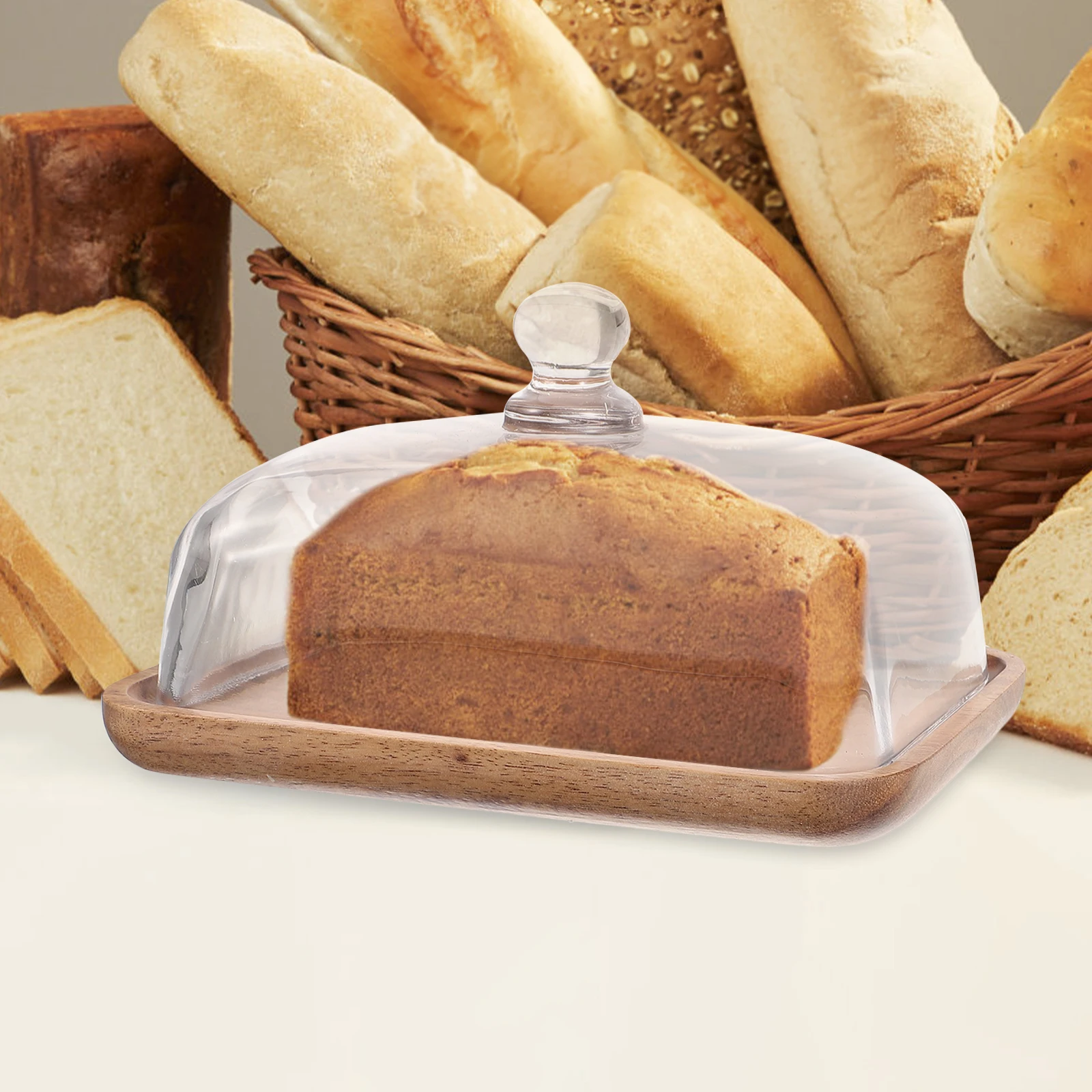 

Cake Stand Dome Cover Transparent Sturdy Dessert Display Stand Cupcake Holder Party Wedding Birthday Snack Tray