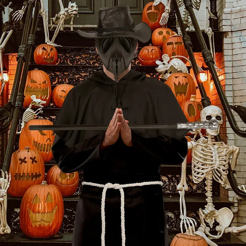 

Набор для взрослых, маска чумного доктора, костюм на Хэллоуин для женщин и мужчин, наряд для косплея, вечерние ty'4