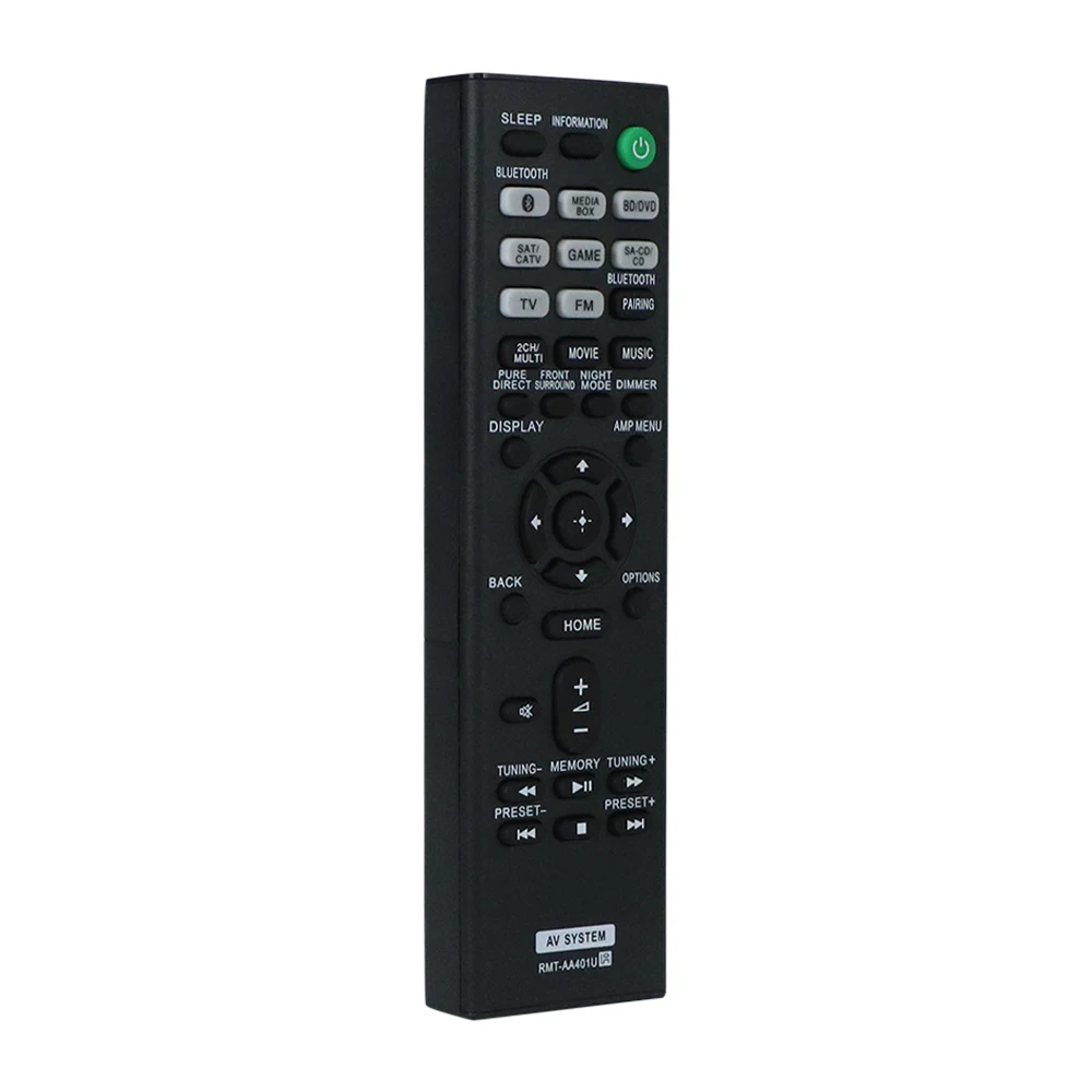 1PCS RMT-AA401U Remote Control for Sony AV Receiver STR-DH190 STRDH190 STR-DH590 STRDH590 STR-DH790 STRDH790 HT-X9000F SAWX9000F