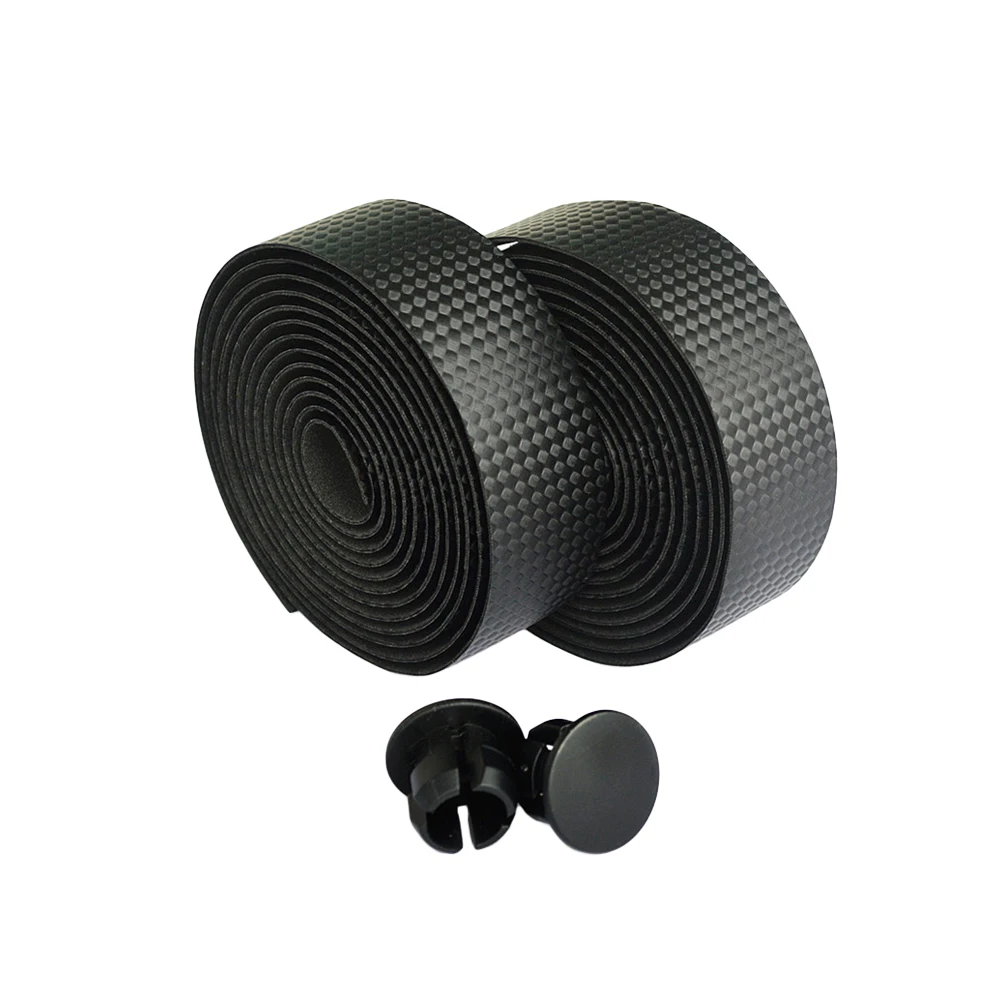 

Bike Anti-slip Shock Absorber Belt Electric Tape Black Handle Handlebar Wrap Bent Strap