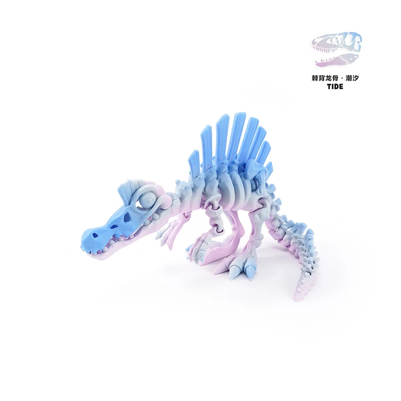 3D-Gedrucktes Rückengriff-Drachen-Ornament Dinosaurier-Serie Lustiges Ornament Handgefertigtes Skelett-Simulations-Ornament – Detail 22