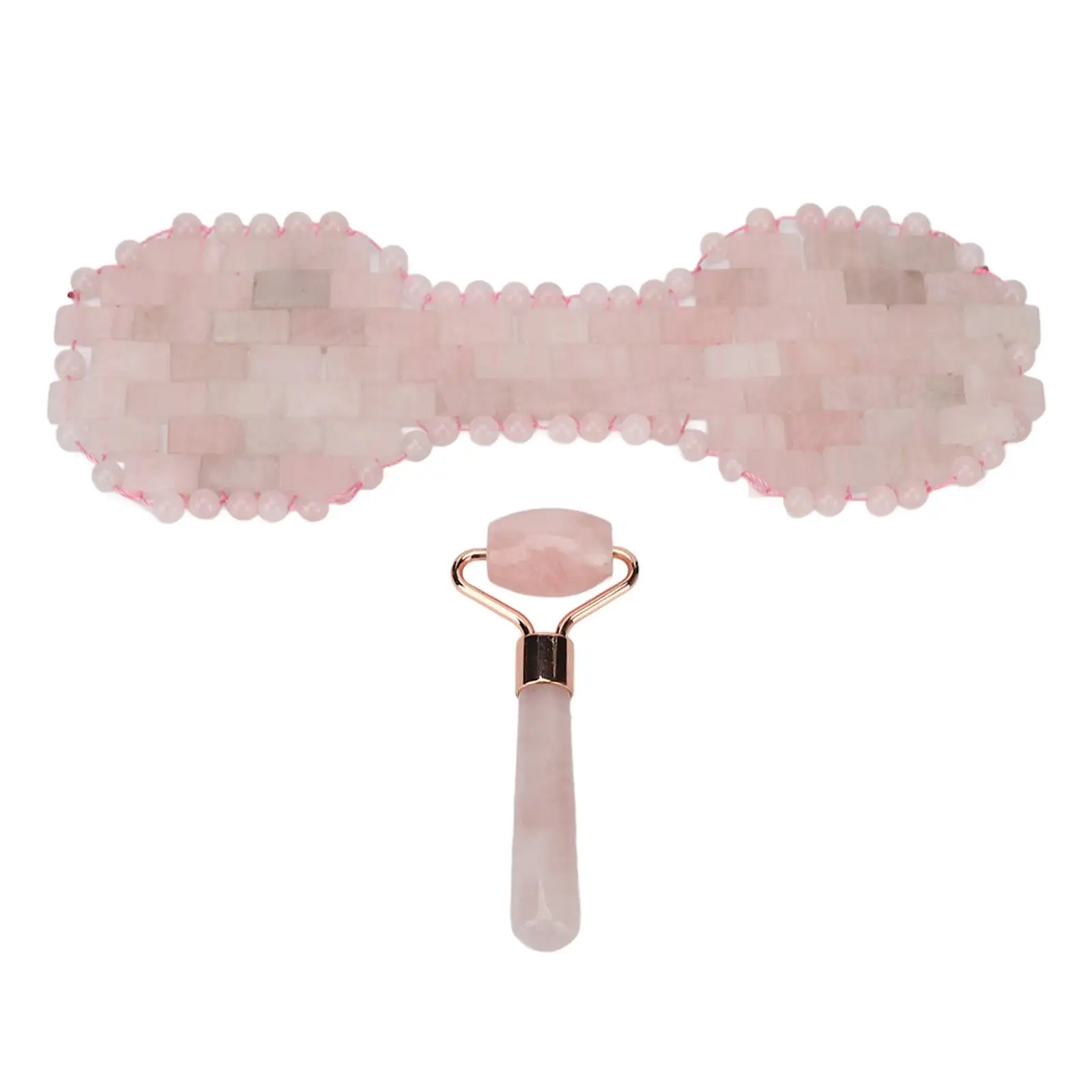 

Jade Sleep Eye Pad with Massage Roller for Puffiness Relief and Fatigue Reduction for daily Use