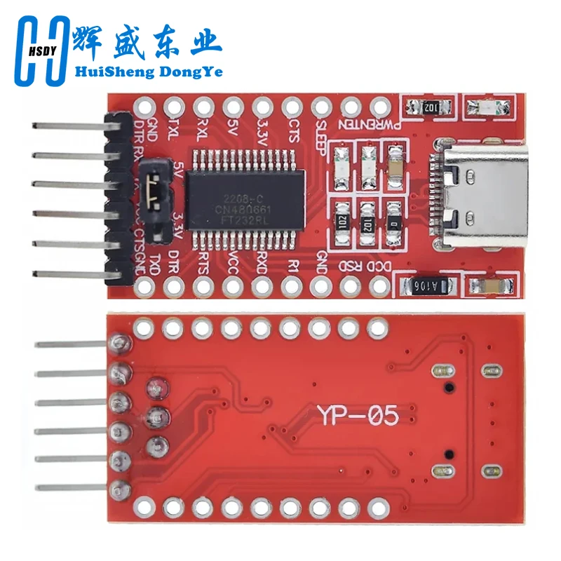 FT232RL FT232 FTDI USB 3.3V 5.5V to TTL Serial Adapter Module for Arduino FT232 Pro Mini Port USB TO TTL 232 Mini / Type-C USB