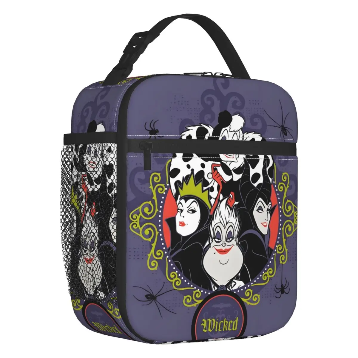 

Custom Villains Women Wicked People Thermal Insulated Lunch Bags Cute Print Animation Resuable Lunch Container School Food Box