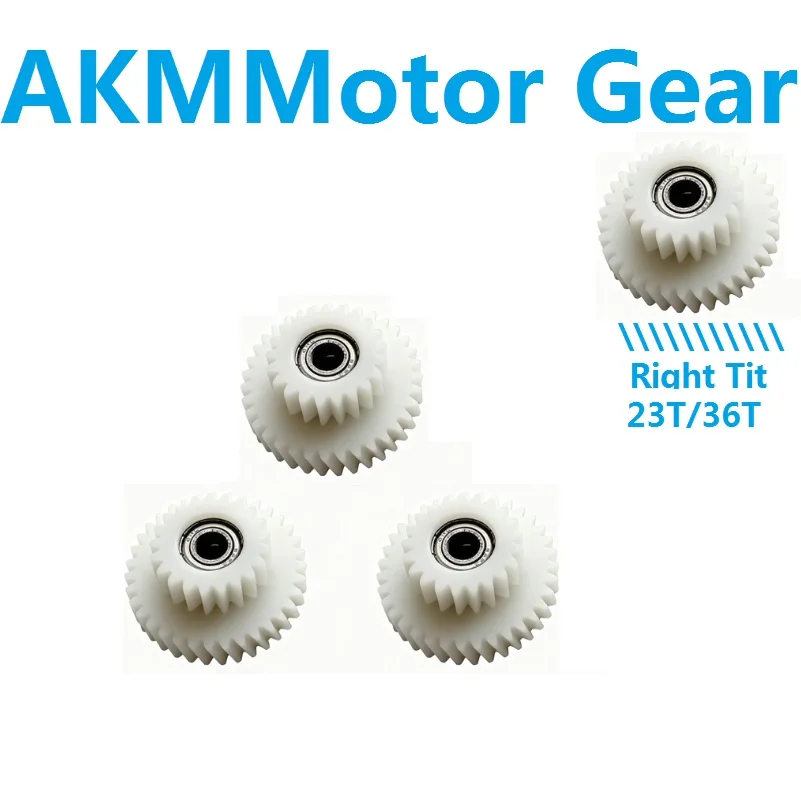 AKM-Q100SX  36V350W Nylon Gear Set Spare Part for Replacement 27T-39 Teeth Helical Plastic Pinion Gears