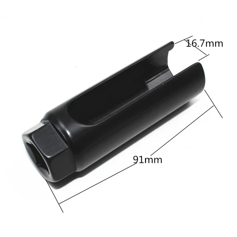 22mm Oxygen Sensor Sleeve High Hardness Chrome Vanadium Steel Socket Sensor Disassembly Sleeves Automotive Repair Tools