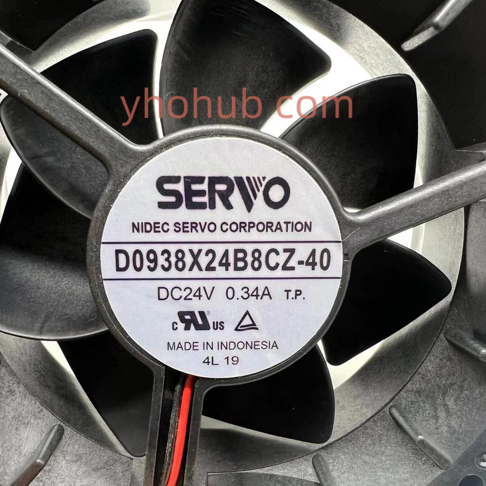 SERVO D0938X24B8CZ-40 DC 24V 0.34A 2-Wire 90x90x38mm Server
