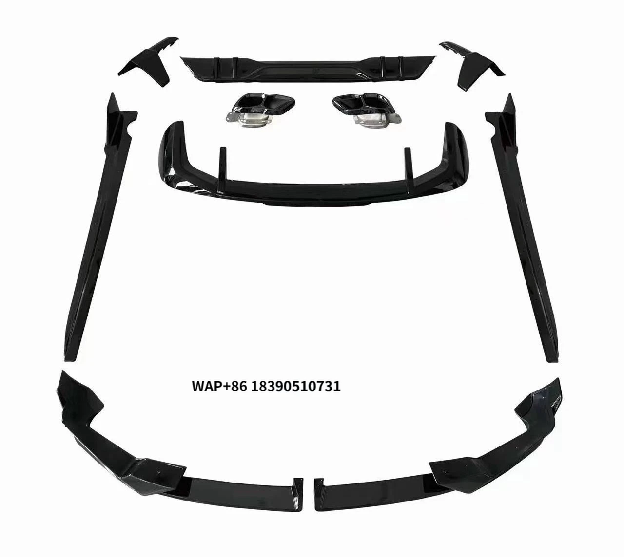 

Комплект обвеса G05 Black MP для X5 G05 2023+ LCI: передний и задний сплиттеры, боковые пороги, спойлер на крышу, карбоновый дизайн