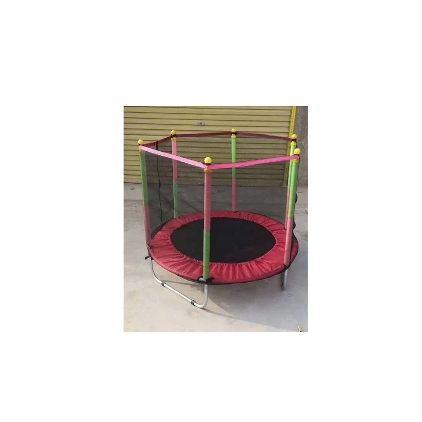 

Safety Children's Trampoline with Safety Net, Suitable for Indoor/outdoor Home Fitness Jumping Children