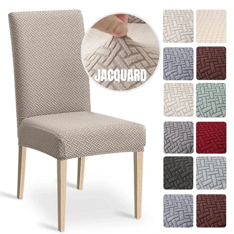 Resilient Chair Cover Washable Dining Chair Cover Quick Installation Suitable for Dining Room Banquet Home Decoration