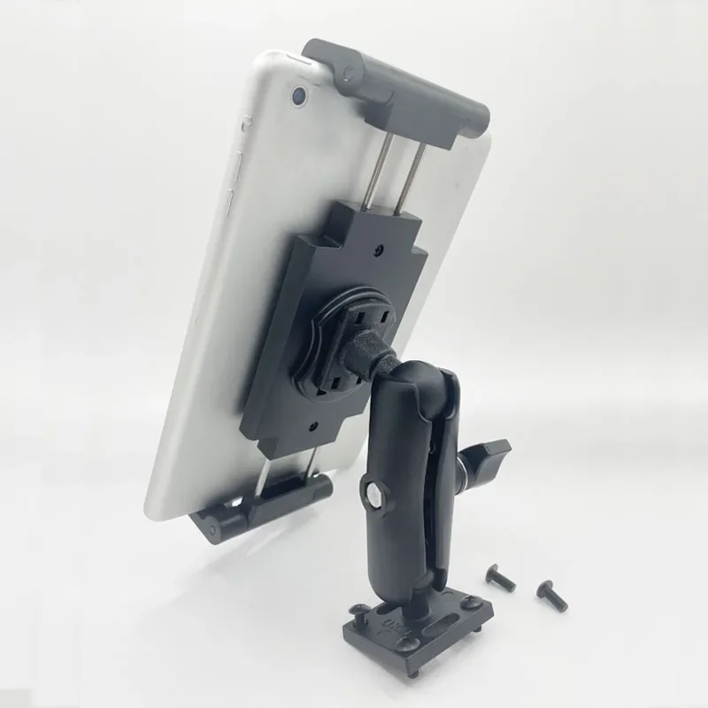 Supporto per tablet con base per trapano per carichi pesanti Supporto per auto compatibile con Ipad per scrivanie/automobili/parete o