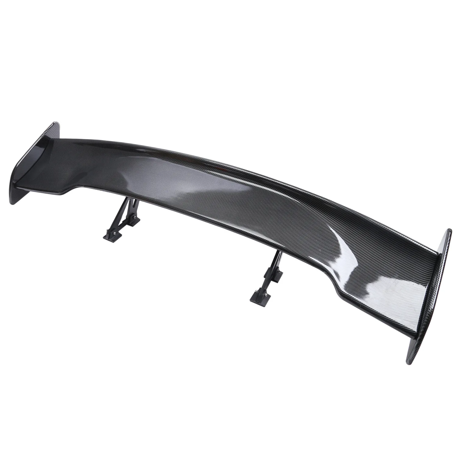 

Universal Car Tail Exterior Trim ABS Spoilers GT Carbon Fiber Tail Wing Racing Sedan Common Fixed Wings Car Styling