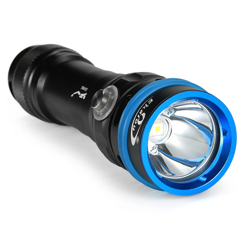 2025 جديد SFT40 LED الغوص مصباح يدوي 3000 لومينز مقاوم للماء الشعلة تحت الماء أعماق البحار الصيد الأسماك الغوص أداة ضوء