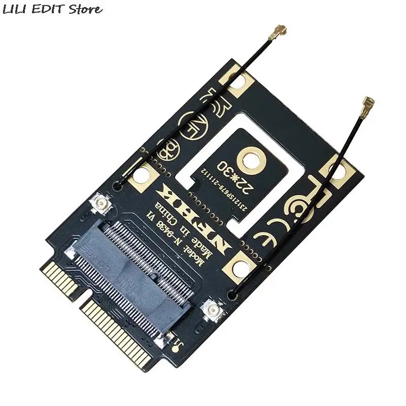 M.2 ngff para mini pci-e (pcie + usb) adaptador para m.2 wifi bluetooth sem fio wlan