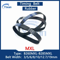 MXL Loop Synchronous Timing Belt B260 B263 B265 B268 B270 B273 B275 B276 B280 B281 B283 B285 Width 3/5/6/10/19mm MXL Drive Belt