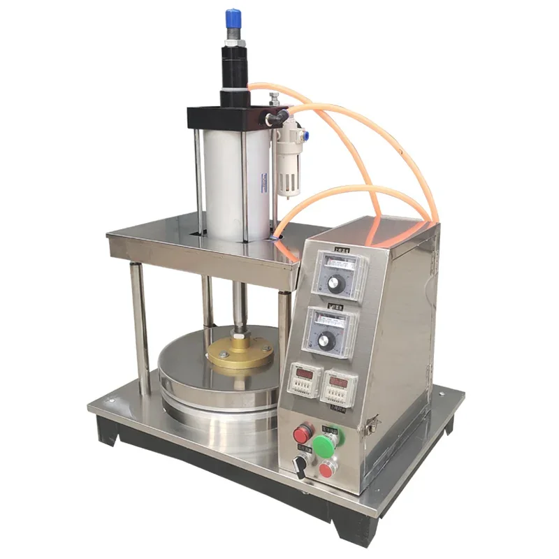 Pizza Dough Press hine Pizza Dough Flattening Press Dough Roller Sheeter Chapati Pressing hine With Heating Function