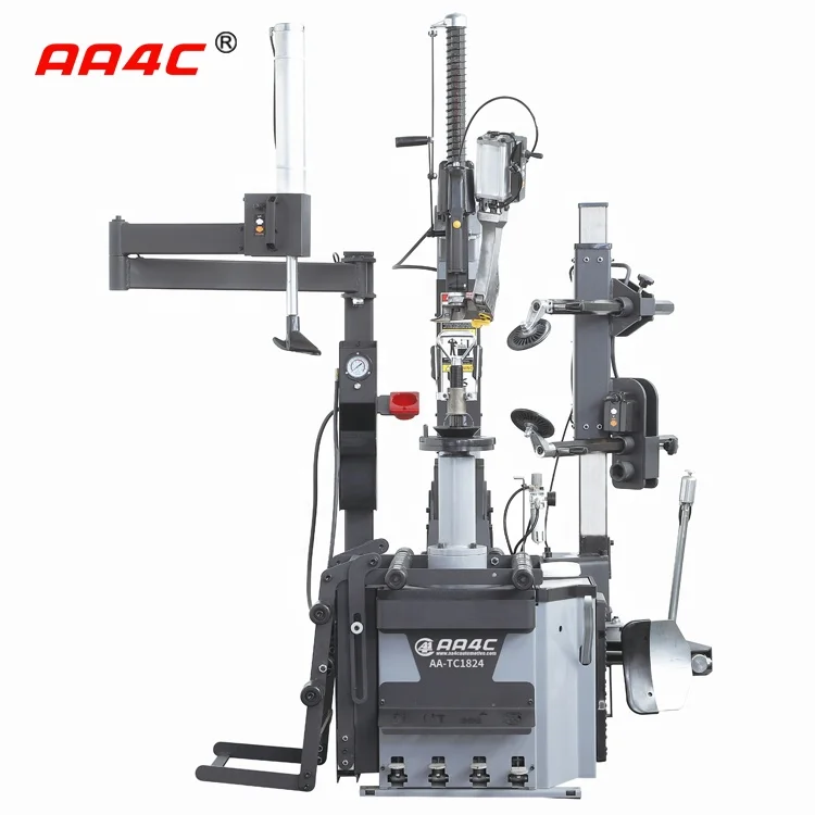 AA4C Tire Changer With Dual Arm Tyre Lifter Turntableless Automatic MD Head 26