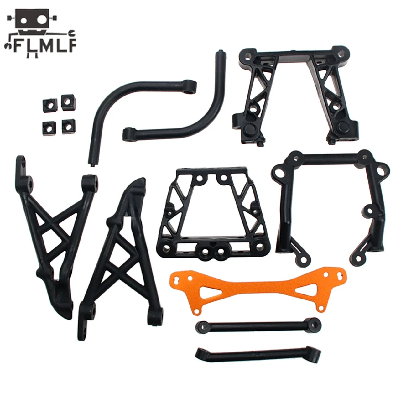 Rc Car Rear End Parts/Bulkhead/Shock Tower/Shock Mount Plate for 1/5 HPI ROFUN BAHA ROVAN KM BAJA 5B SS Truck Parts