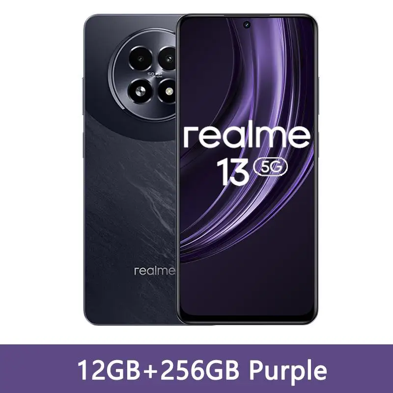 New! [World Premiere] realme 13 5G Smartphone 50MP OIS Camera Dimensity 6300 Chipset 120Hz Display 5000mAh Battery 45W Charge