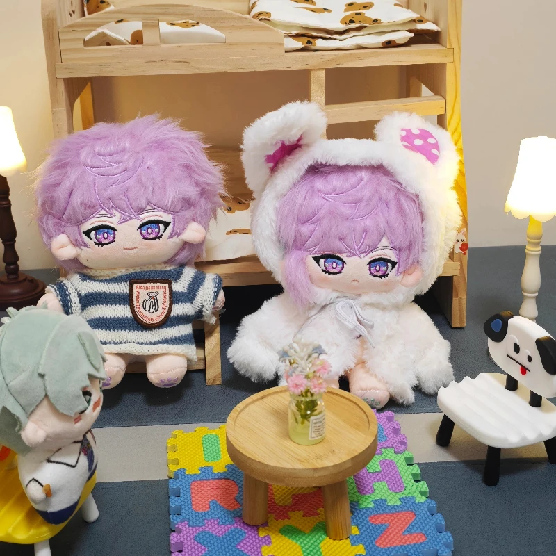 

Stuffed 20cm KANATA NAYUTA Plush Dress Up Cotton Dolls Toys for Kids Anime Paradox Live Plushies Cosplay Decor Birthday Gifts