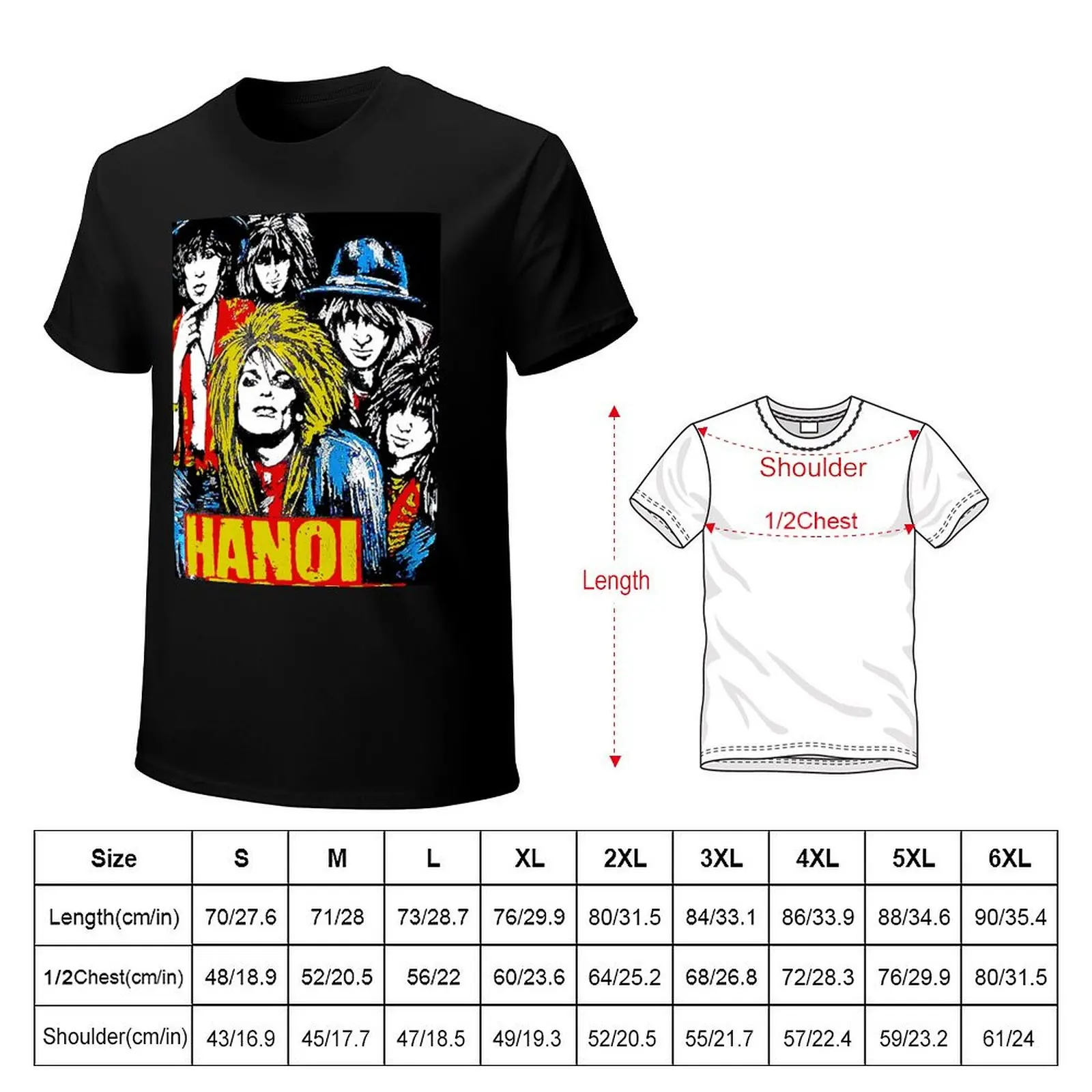 Hanoi Rocks 4 T-Shirt Simple Trendy Casual T-Shirt