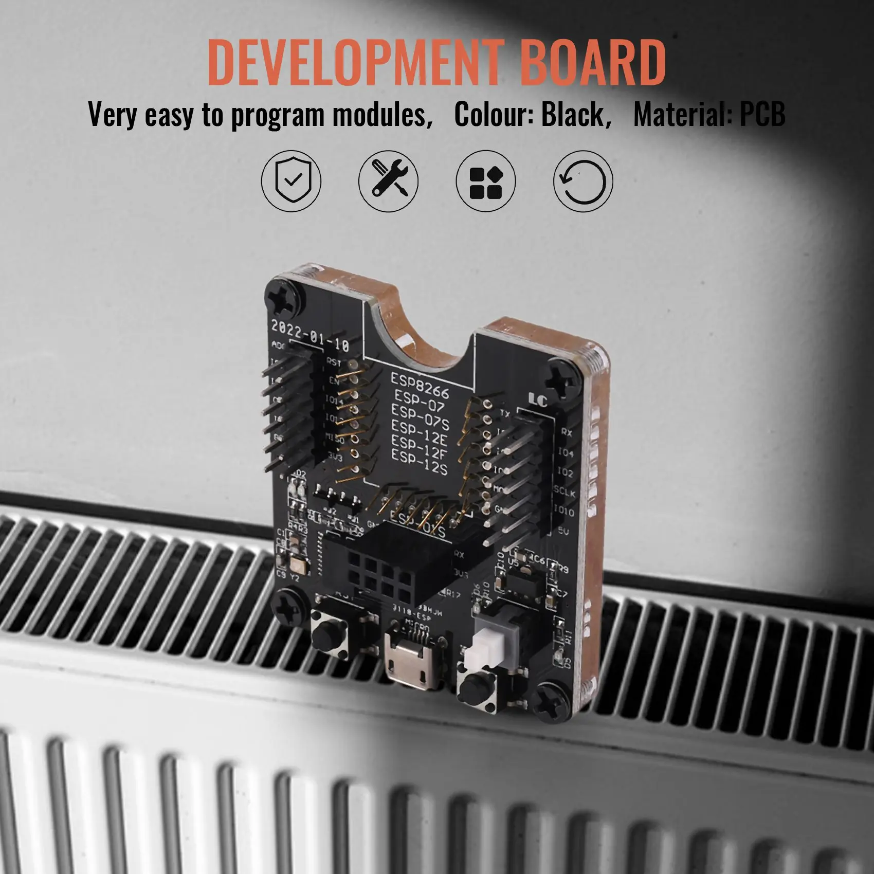 HFES ESP8266 Макетная плата, системный модуль для записи для ESP-12F ESP-07S ESP-12S ESP-32 ESP-18T