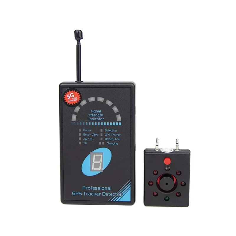 Professional 5V DC Power Bank GPS Signal Detection 8 Leds 2G 3G 4G GPS Tracker Detector Finder