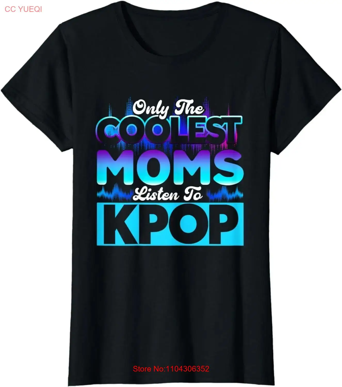 Las mamás más geniales escuchan Kpop Kpop Merch camiseta de manga larga o corta