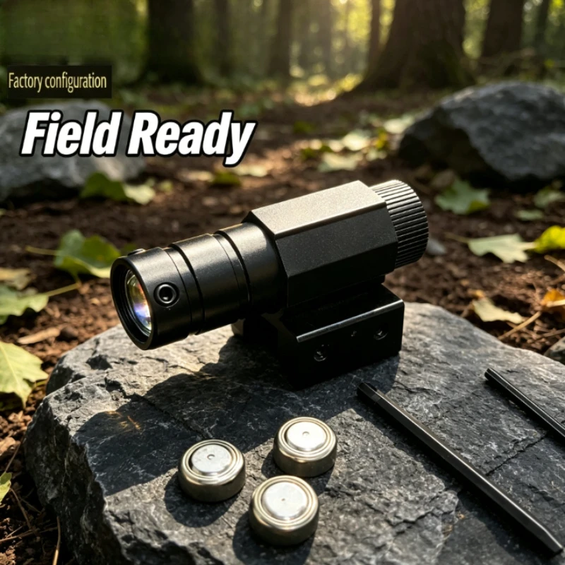 Compact 805 Mini Red Dot Laser Pointer, Adjustable 11mm/20mm Rail Mount for Outdoor Simulation Field Hobby Activities