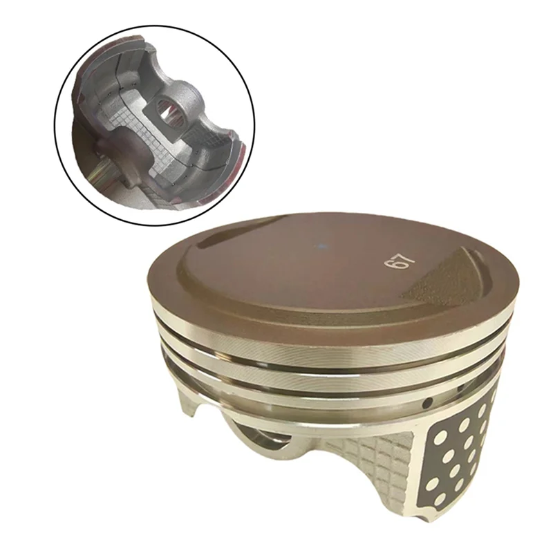 Para Honda CRF230F CRF 230 233Cc Compatible con motocicleta CRF230 67Mm Kit de anillos de pistón de carreras de gran cilindro