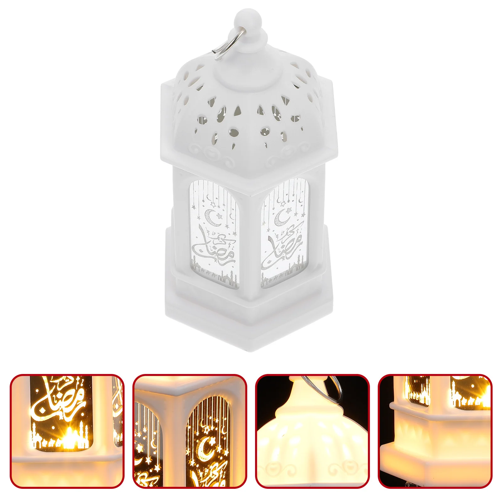 

Eid Mubarak Lantern Ramadan Retro Design Muslim Lantern Decor for Home Office Party Festival Decoration Prop Holiday Decor
