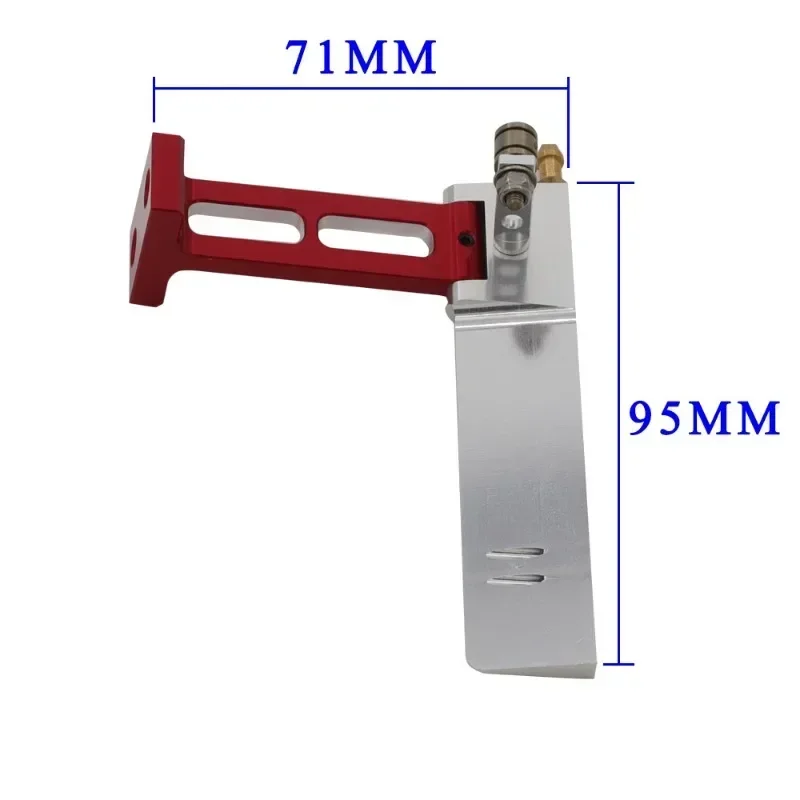 Metalowy ster sterowy CNC śmigło obrotowe klapy obrotowe wału części zamienne do UDI903 UDI005 UDIRC Ulepszenie części zdalnie sterowana łódka RC