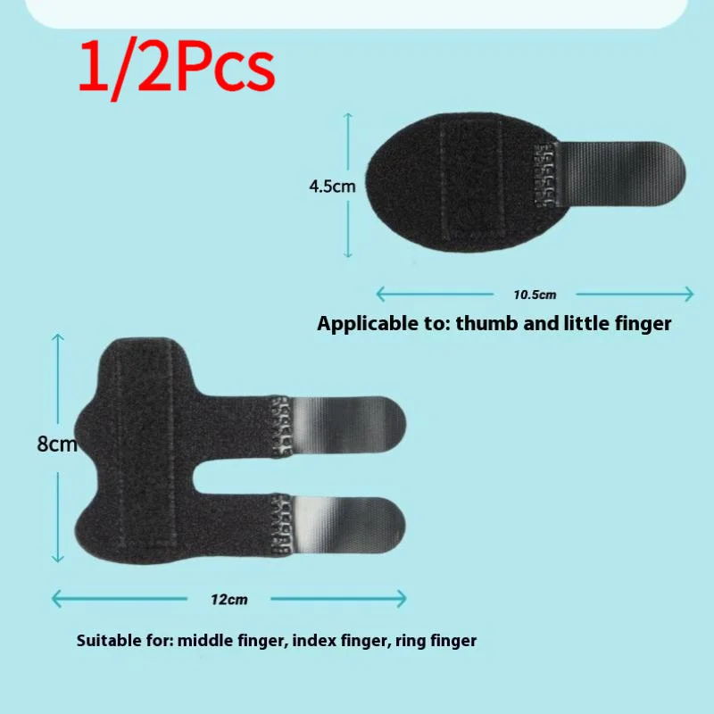 Finger Fixing Splint Straightening Brace Adjustable Strap With Aluminium Plate Support For Finger Corrector Knuckle Care Recover