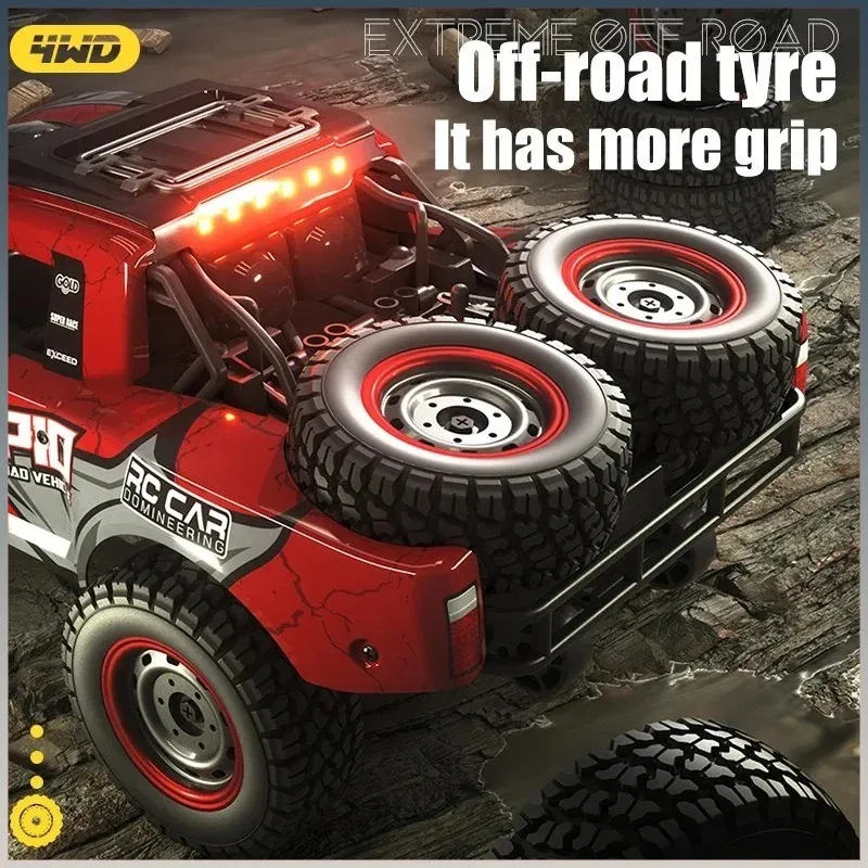 

1/14 Q130 RC Car Desert 4WD Off-road Truck 2.4G High Speed Car Racing Drift Remote ControlVehicle Toys for Boys Children
