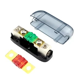 【20A-200A】Car Audio Fuse Power Fuse Holder Stereo Audio Single Way AGU Fuse Holder Power Distribution Block Fusebox Car Fuse