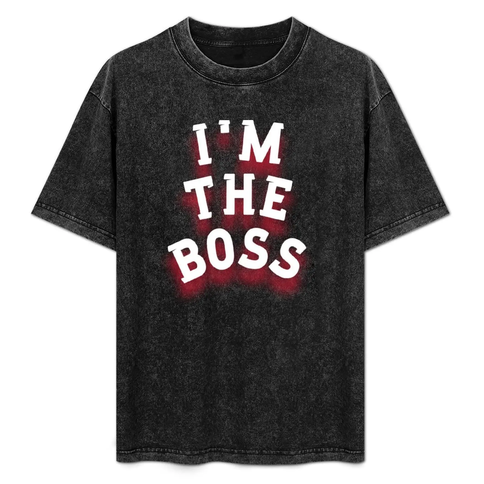 I'M THE BOSS (Motivation) T-Shirt Utility Casual Work T-Shirt