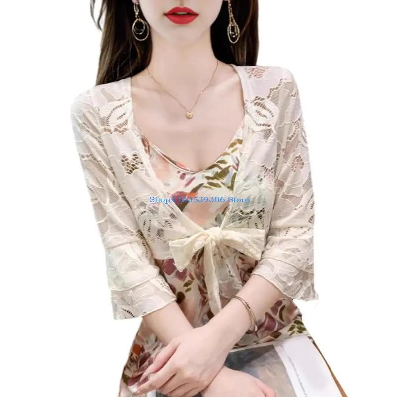 

400A Роскошный летний свадебный шарф с нежным кружевом для свадебного платья