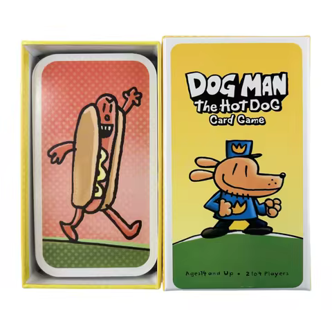 1pc Dog Man Card Game For Families And Friends Super Fun Hot Dog Board Deck