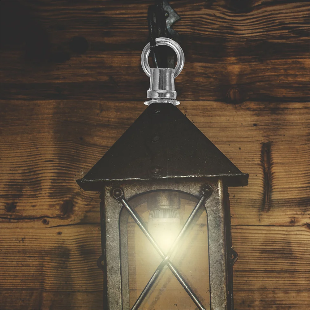 

8Pcs M10 Threaded Hooks Heavy Duty Chandelier Pendant Light Fixture Chain Extensions Bull Nose Design Reusable Portable