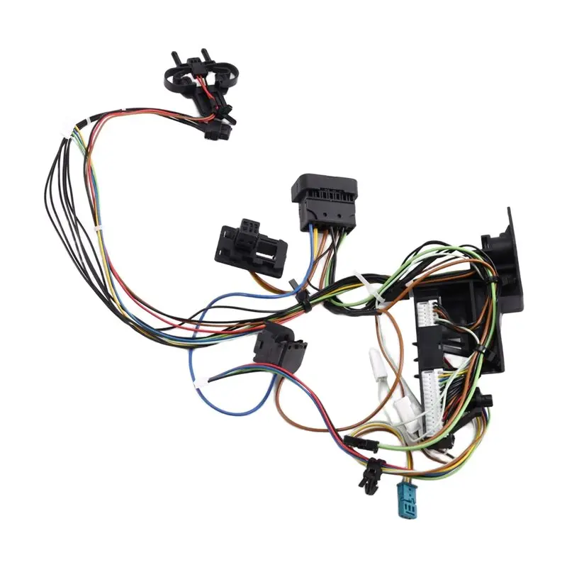 New For BMW F10 F11 F07 GT 5 Series Headlight Wire Harness 63117316217 With Follow-Up Test Cable Included-A28K