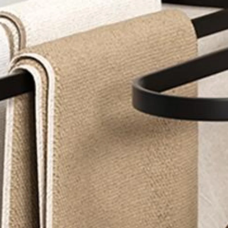 

1pcs Walnut Wood Bathroom Towel Rack, Bathroom Washbasin Stand, Wall-mounted Foldable Bath Towel Hanging Rod Without Drilling