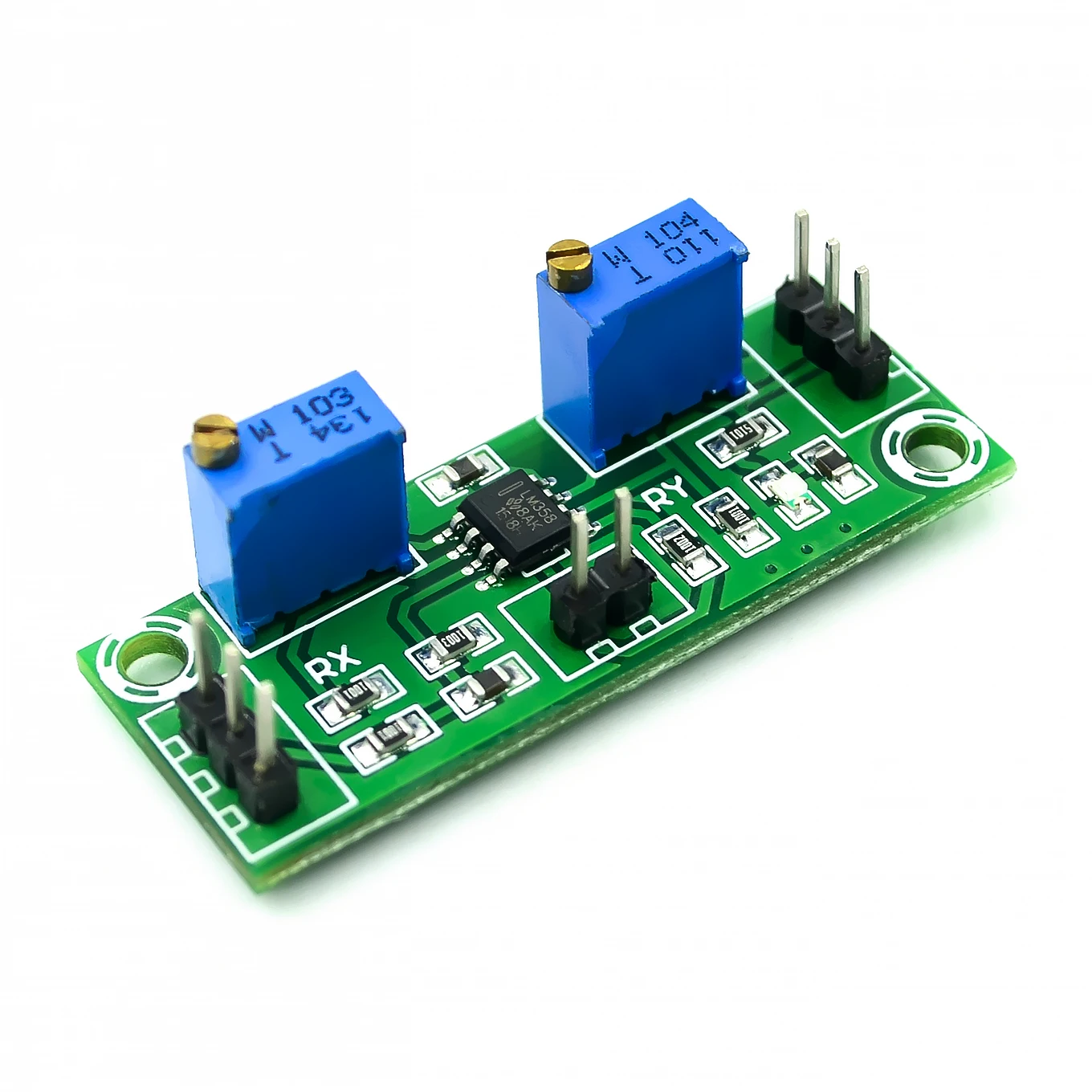 LM358 Weak signal amplifier Voltage amplifier two stage operational amplifier module single power signal collector