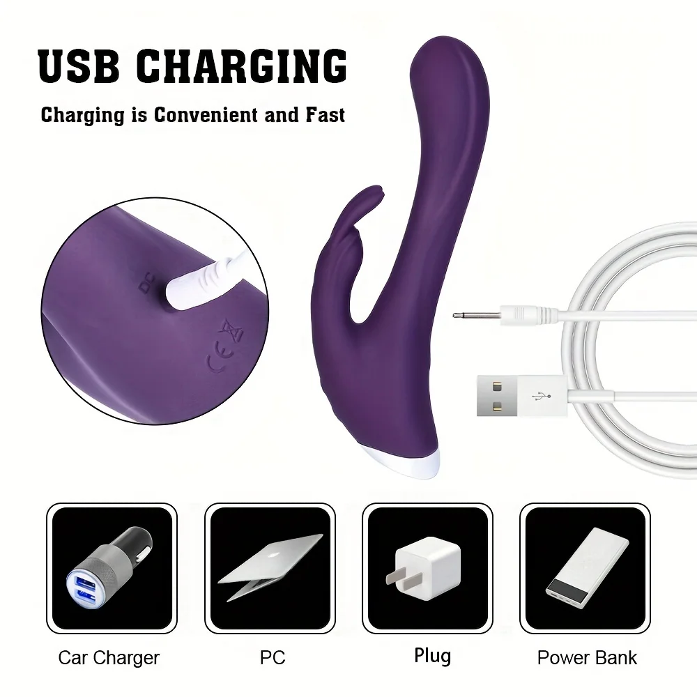 G Punkt Klitoris stimulator wasserdichter Vibrator mit USB aufladbar stoßen Kaninchen Vibrator BDSM Sexspielzeug für Frauen und Paare