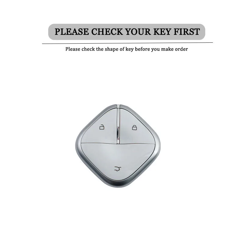 Fashion Car Key Case Cover Shell for SGMW Wuling BINGO Airev 2023 for Baojun Kiwi EV Remote Car Key Keychian Accessories