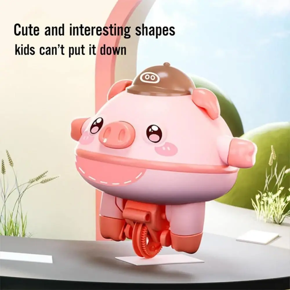 Fingertip Gyroscope Cute Balanced Pig Toys Non-turning Self-balancing Amazing Cute Balanced Pig Tightrope Electric