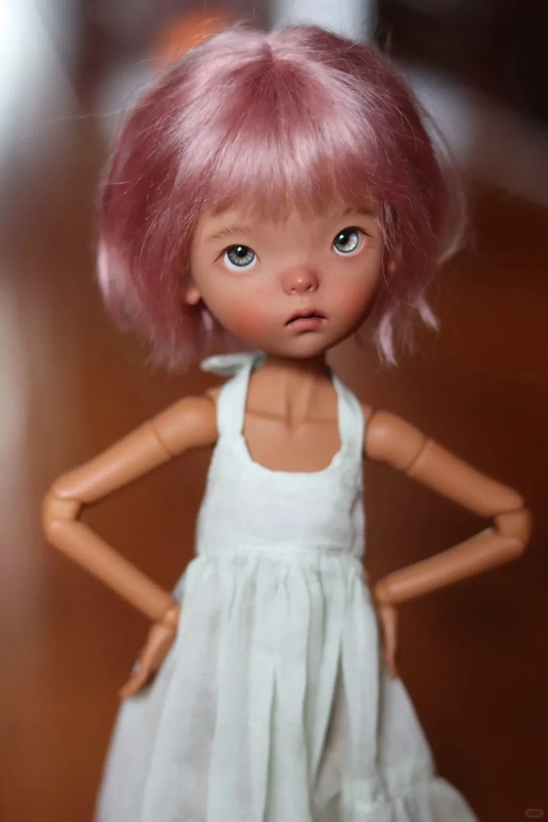 

В наличии 1/6 кукла landoudou bjd dianmei diansister BJD sd кукла большая голова смола материал DIY детские игрушки подарок для девочки Бесплатная доставка