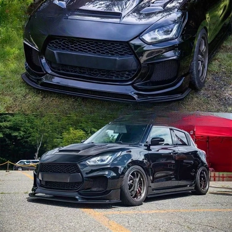 

For Suzuki Swift ZC33S Front Fog Light Frame Carbon Fiber Front Air Vent Decorative Cover Automotive Parts