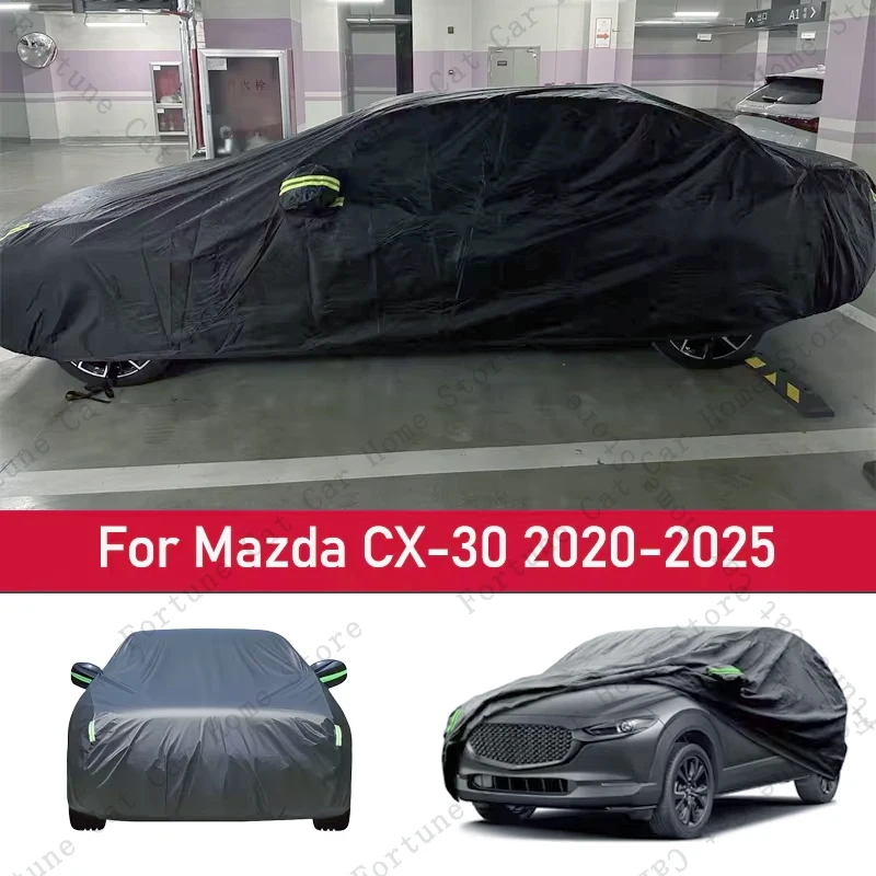 

Full Car Covers Custom Fit for Mazda CX-30 2020-2025 Waterproof All Weather for Automobile Rain Snow Sun Protection Outdoor 2021