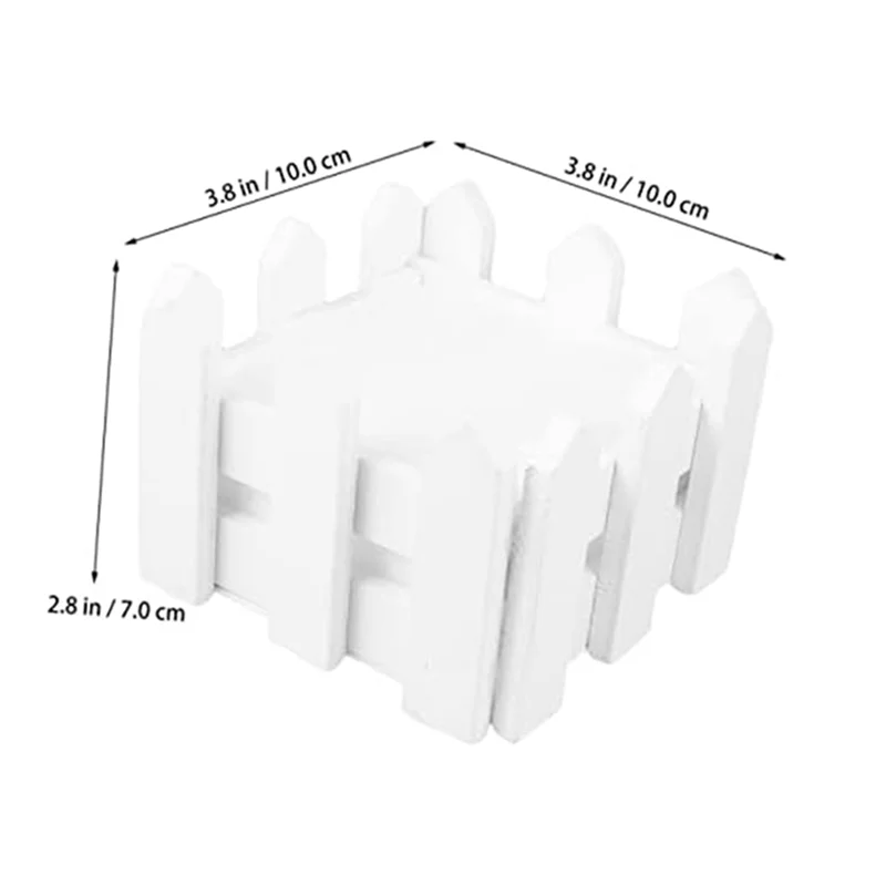 MAKE-5 шт. мини-горшки, мини-пластиковые контейнеры, белые кашпо, крошечный держатель для растений, цветочная композиция, пена